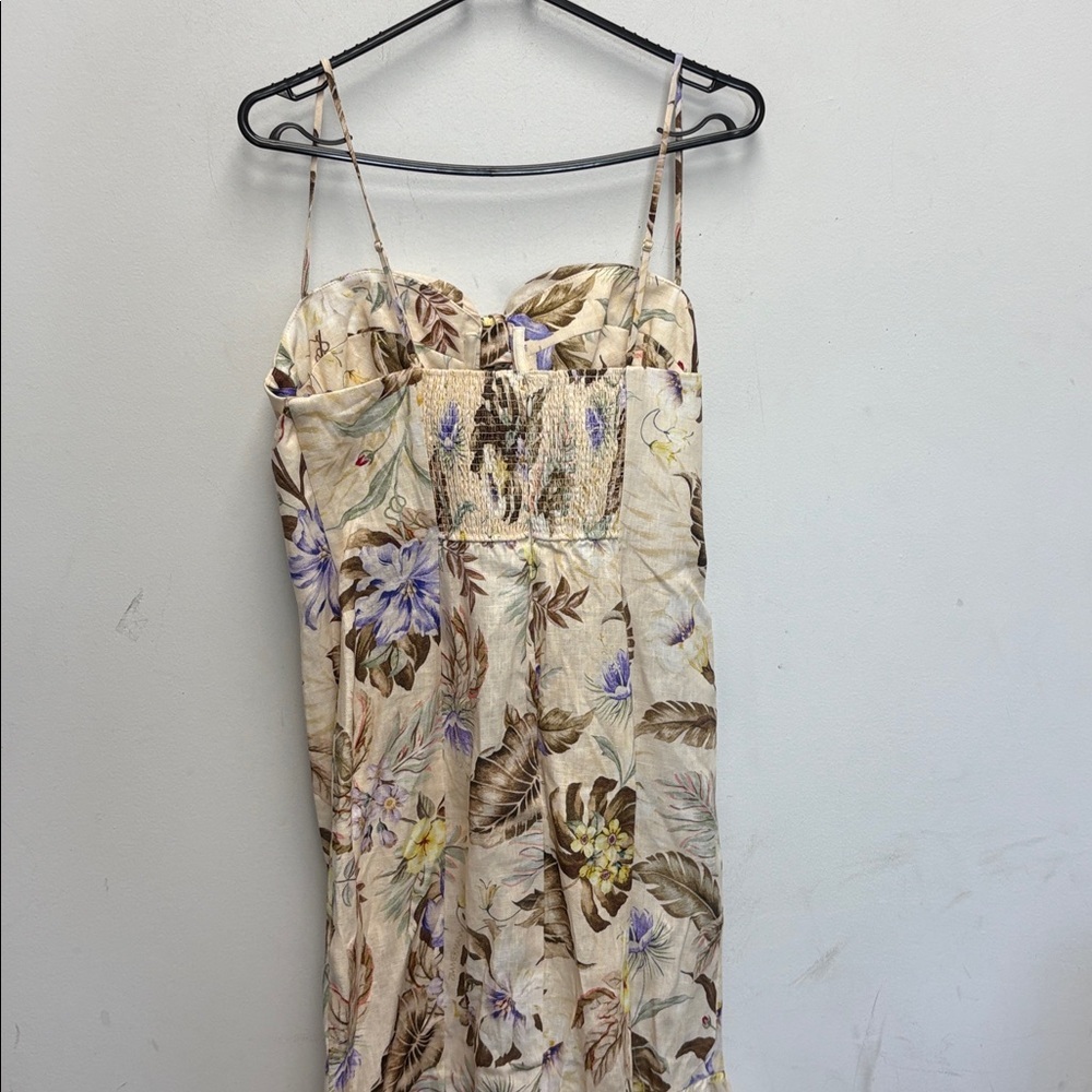 Zimmermann COCO TIE FRONT MIDI DRESS - Picture 7 of 7